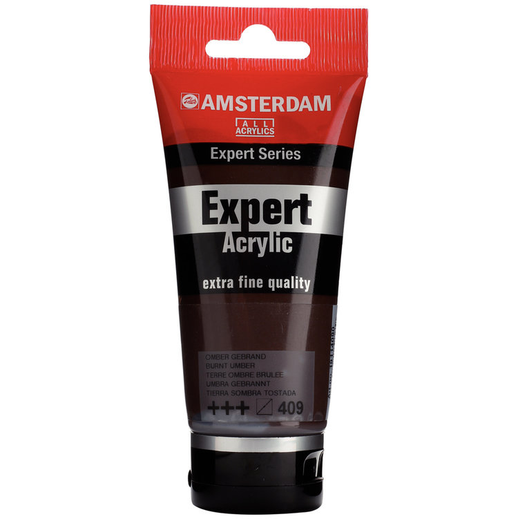 Amsterdam Expert 409 acrylverf tube 75ml - omber gebrand