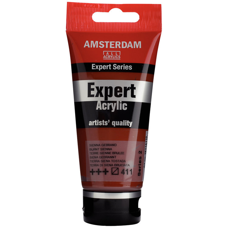Amsterdam Expert 411 acrylverf tube 75ml - sienna gebrand