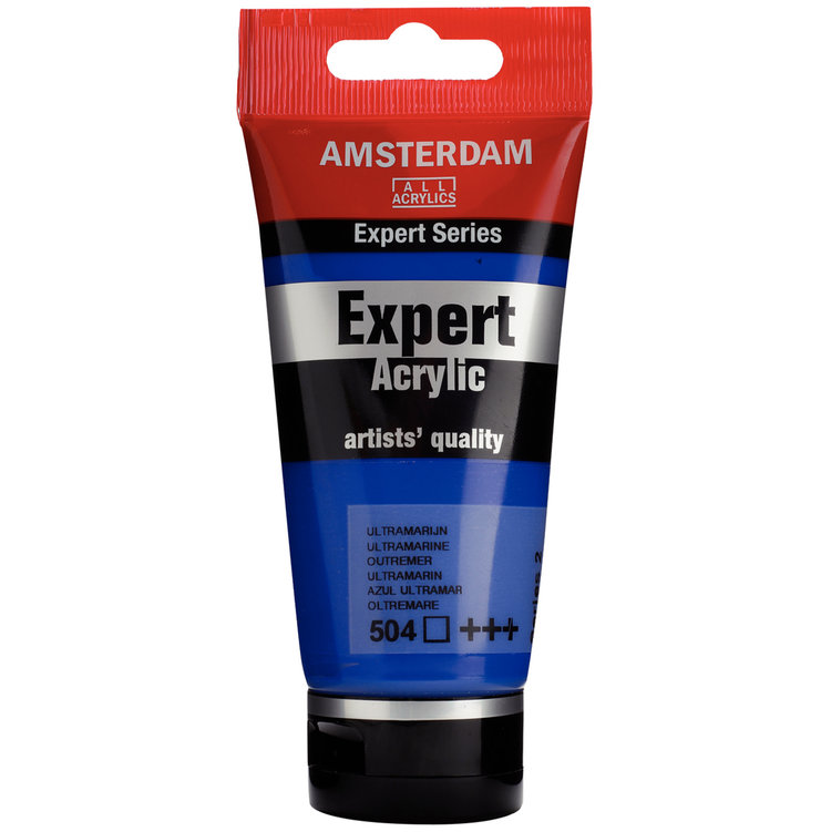 Amsterdam Expert 504 Expert acrylverf 75ml ultramarijn