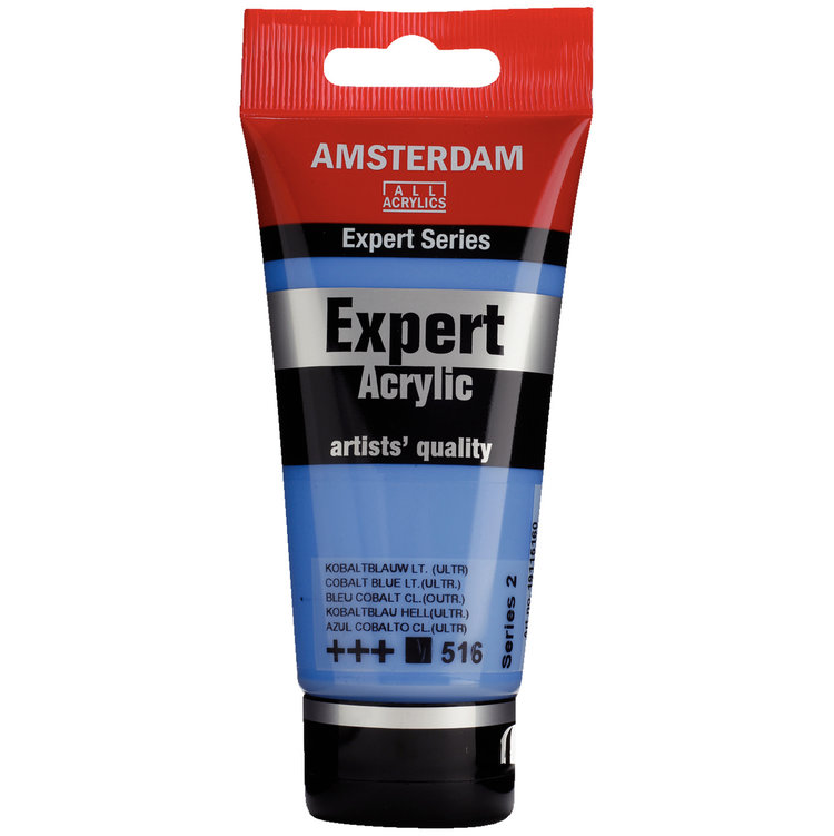 Amsterdam Expert 516 acrylverf tube 75ml - kobalt blauw licht (ultramarijn)