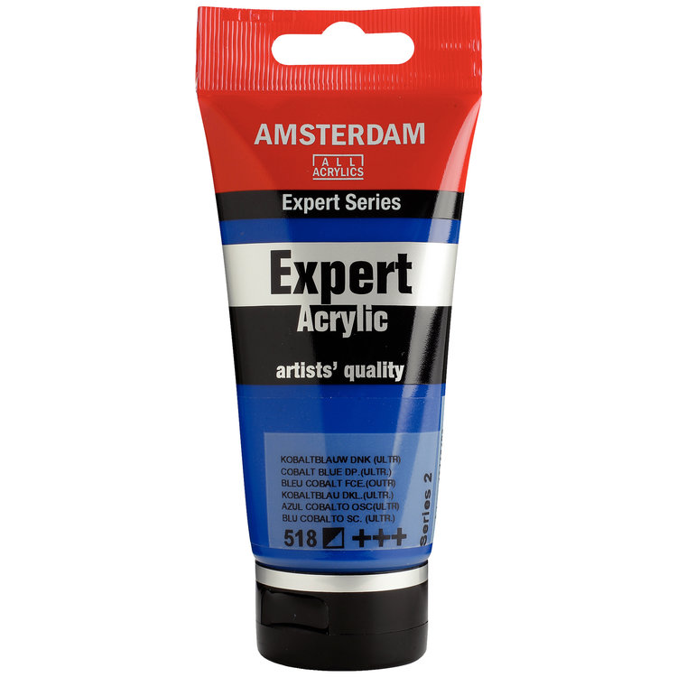 Amsterdam Expert 518 acrylverf tube 75ml - kobalt blauw donker (ultramarijn)