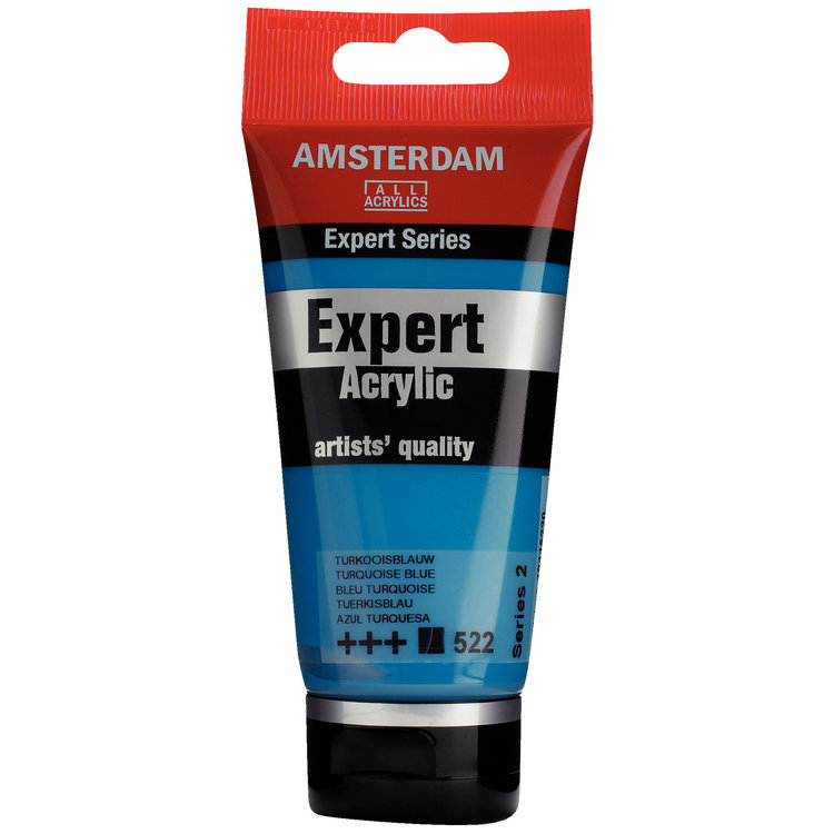 Amsterdam Expert 522 Expert acrylverf 75ml turkooisblauw