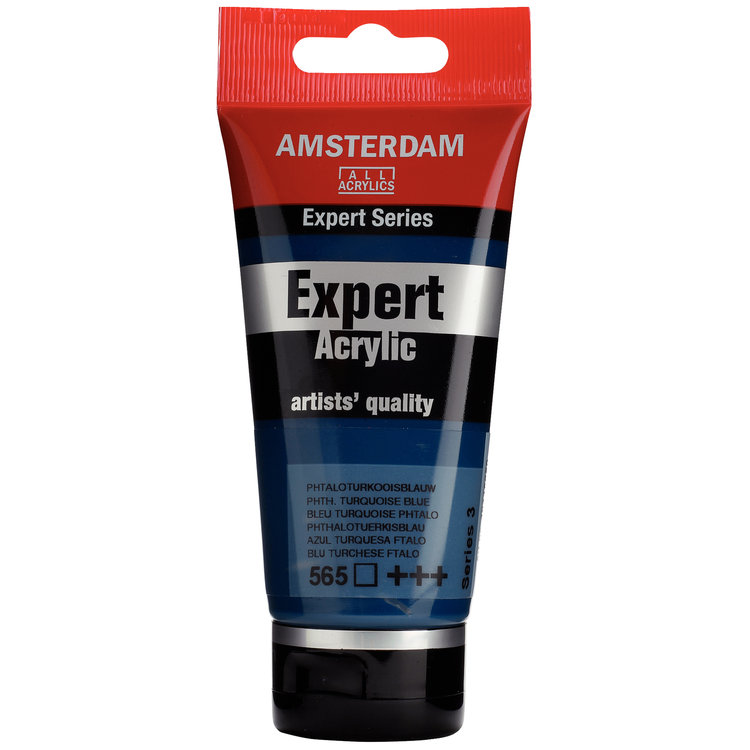 Amsterdam Expert 565 acrylverf tube 75ml - phtalo turkooisblauw