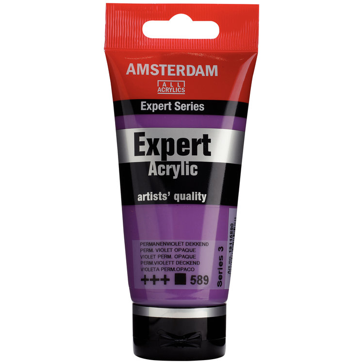 Amsterdam Expert 589 acrylverf tube 75ml - permanent violet opaque