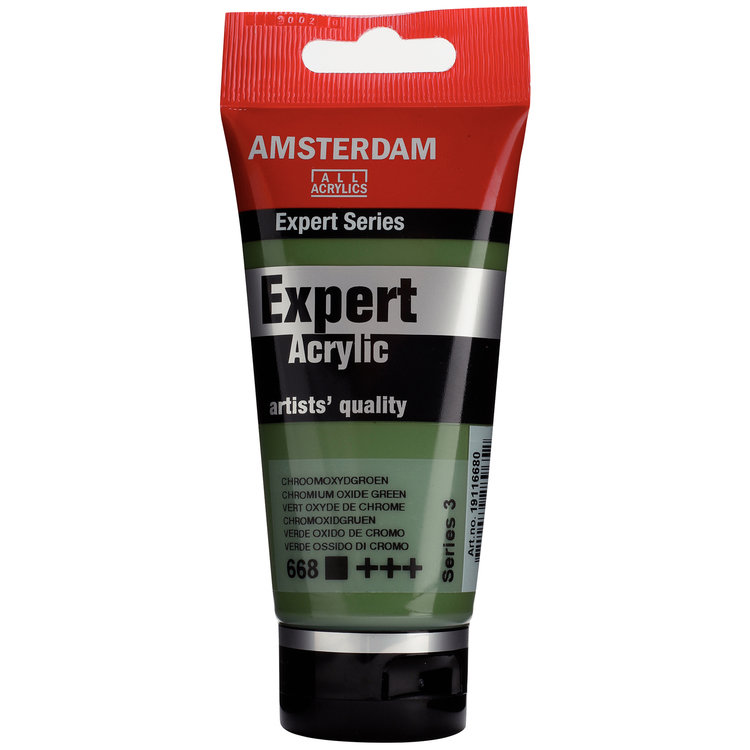 Amsterdam Expert 668 acrylverf tube 75ml - chroom oxydgroen
