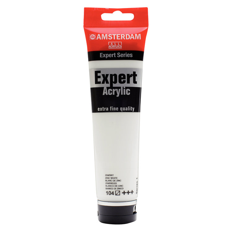 Amsterdam Expert 104 Expert acrylverf 150ml zinkwit
