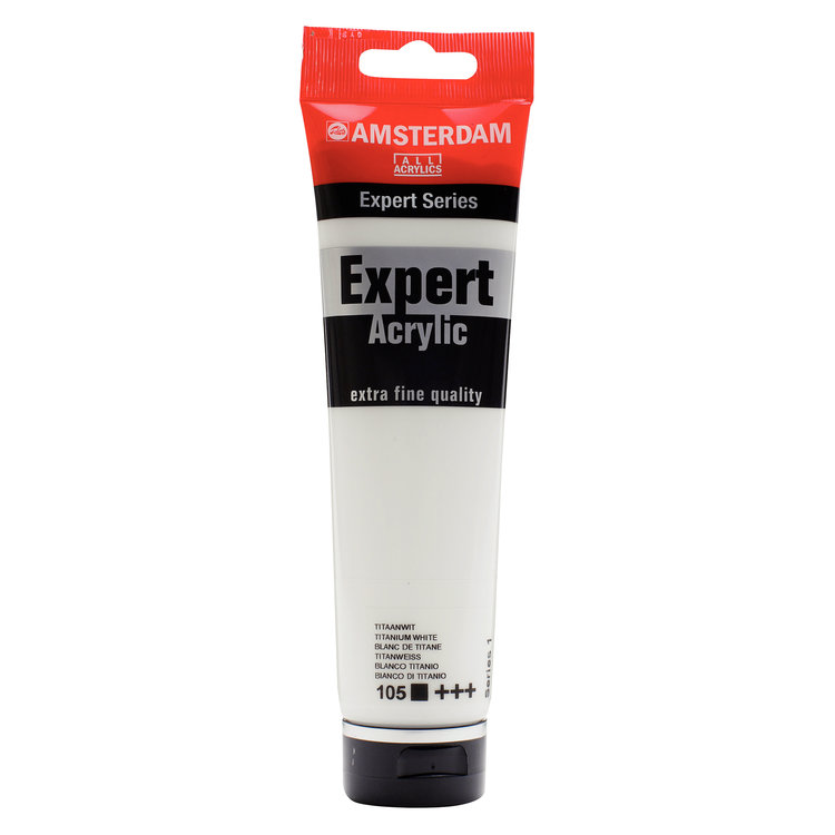 Amsterdam Expert 105 Expert acrylverf 150ml titaanwit