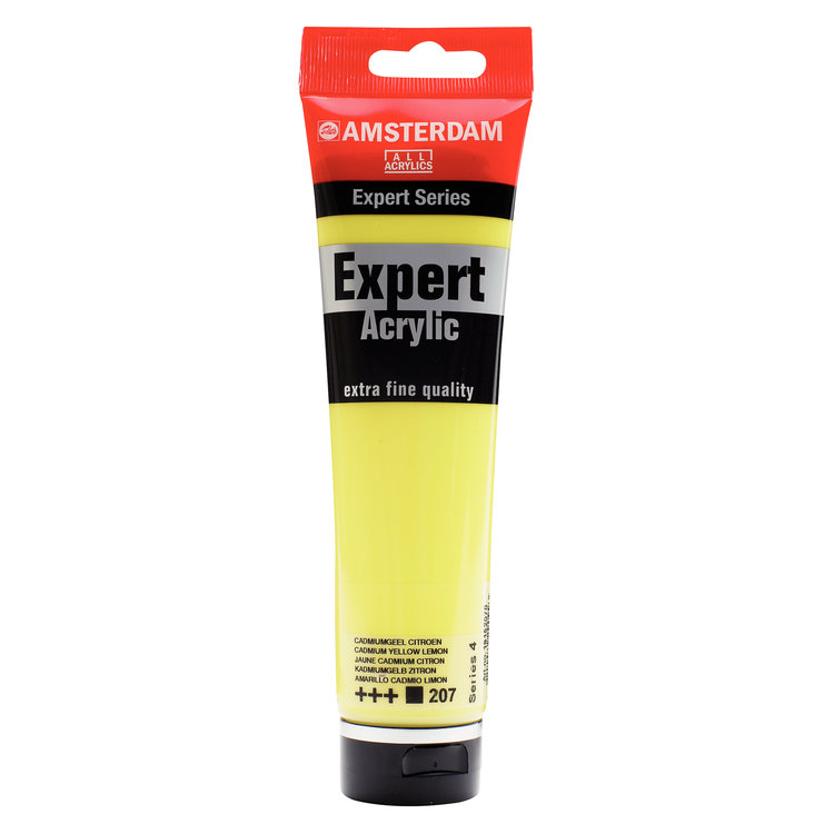 Amsterdam Expert 207 acrylverf tube 150ml -  cadmium geel citroen