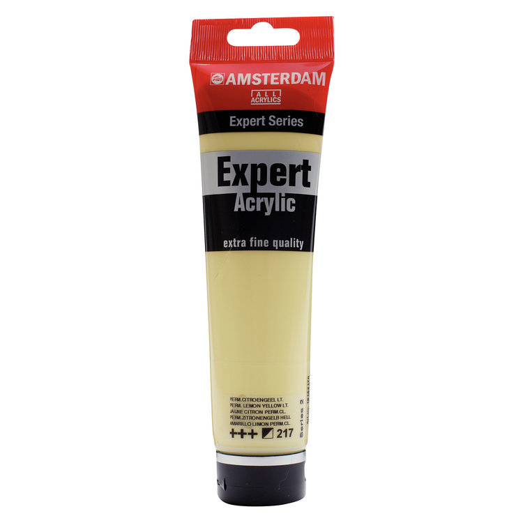 Amsterdam Expert 217 acrylverf tube 150ml -  permanent citroengeel licht