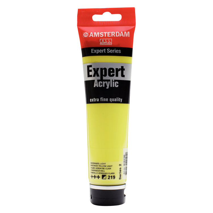 Amsterdam Expert 219 acrylverf tube 150ml -  groengeel licht