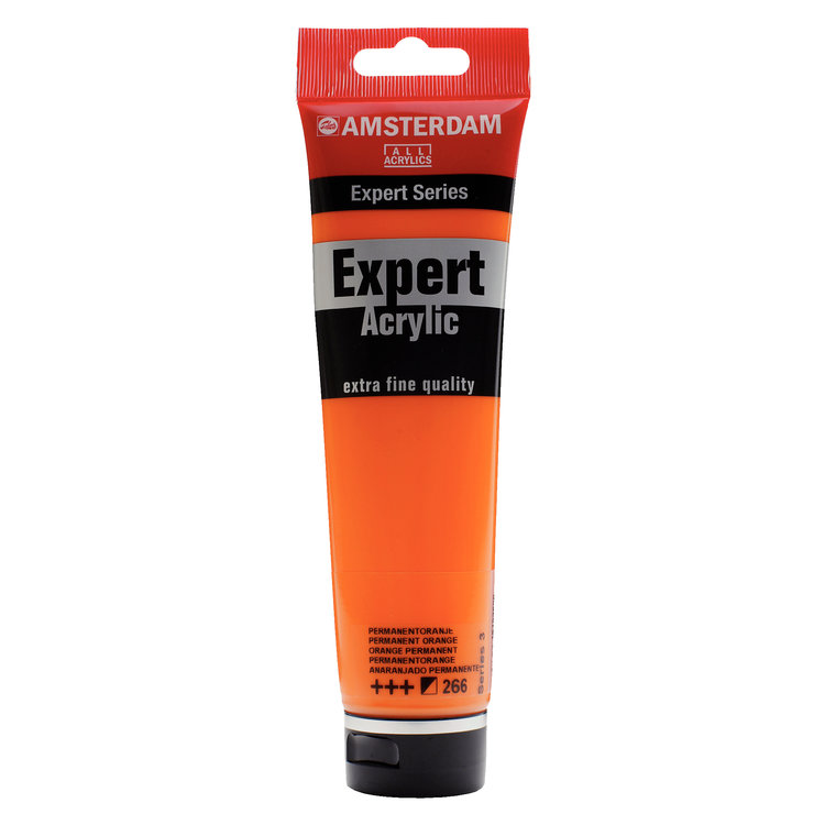 Amsterdam Expert 266 acrylverf tube 150ml -  permanent oranje