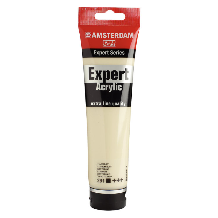Amsterdam Expert 291 acrylverf tube 150ml -  titaan buff