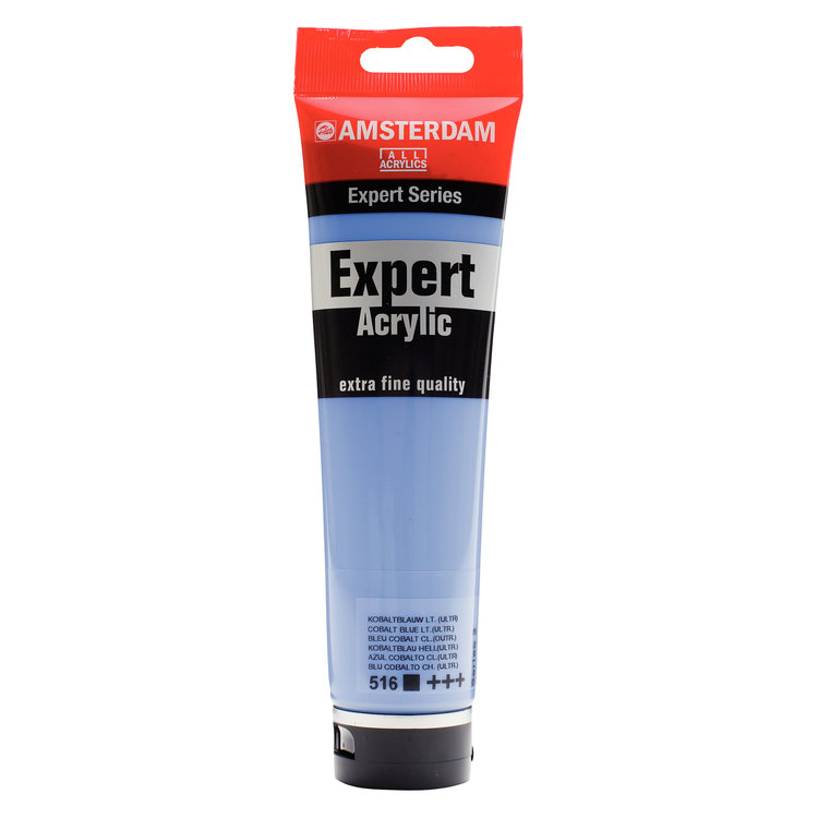 Amsterdam Expert 516 acrylverf tube 150ml - kobalt blauw licht (ultramarijn)