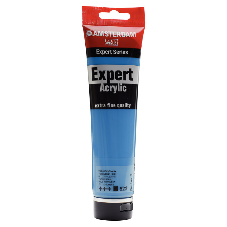 Amsterdam Expert 522 acrylverf tube 150ml - turkooisblauw