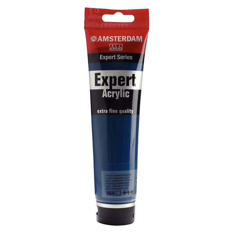 Amsterdam Expert 565 acrylverf tube 150ml -  phtalo turkooisblauw