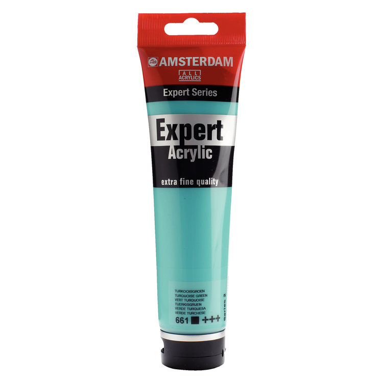Amsterdam Expert 661 acrylverf tube 150ml -  turkoois groen