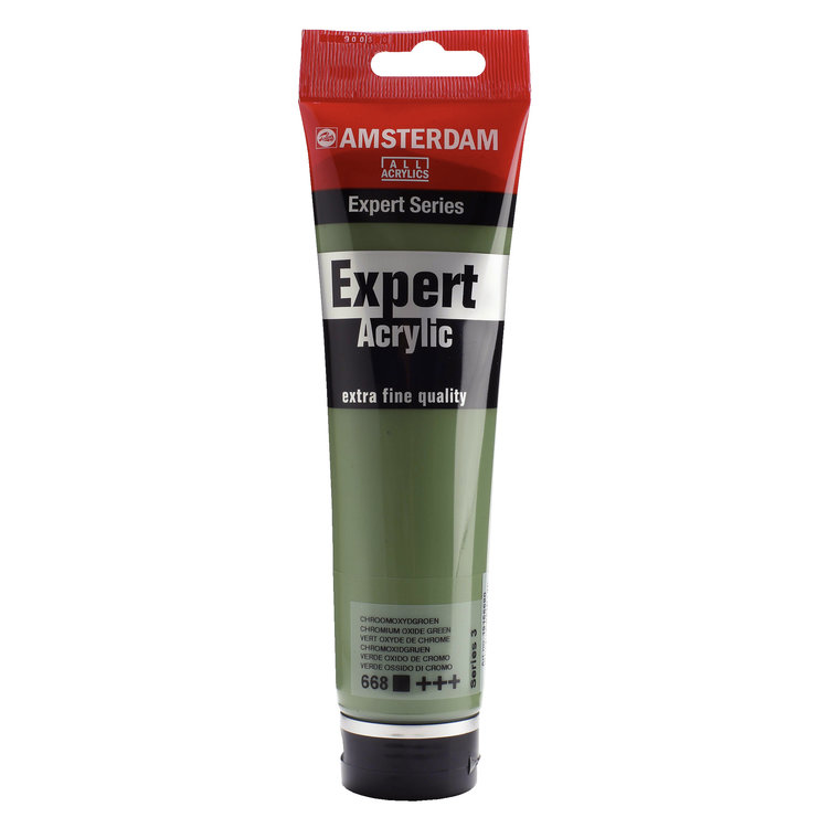 Amsterdam Expert 668 acrylverf tube 150ml - chroom oxydgroen