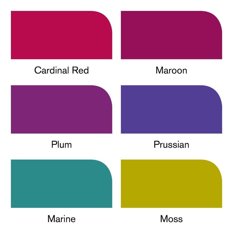 Winsor & Newton 6 Promarker rich tones