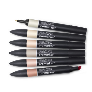 Winsor & Newton promarker skin tones (1)