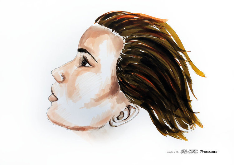 Winsor & Newton 6 Promarkers skin tones (2)