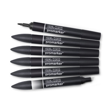 Winsor & Newton black & blender - set