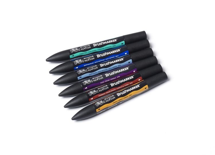 Winsor & Newton brushmarker rich tones