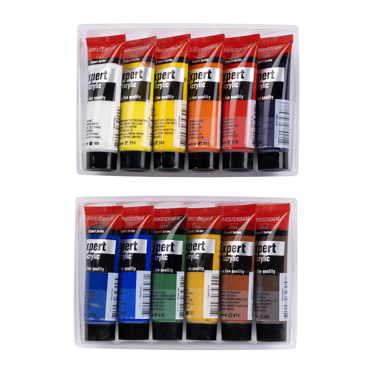 Amsterdam Expert probeerset acrylverf 12x 20ml