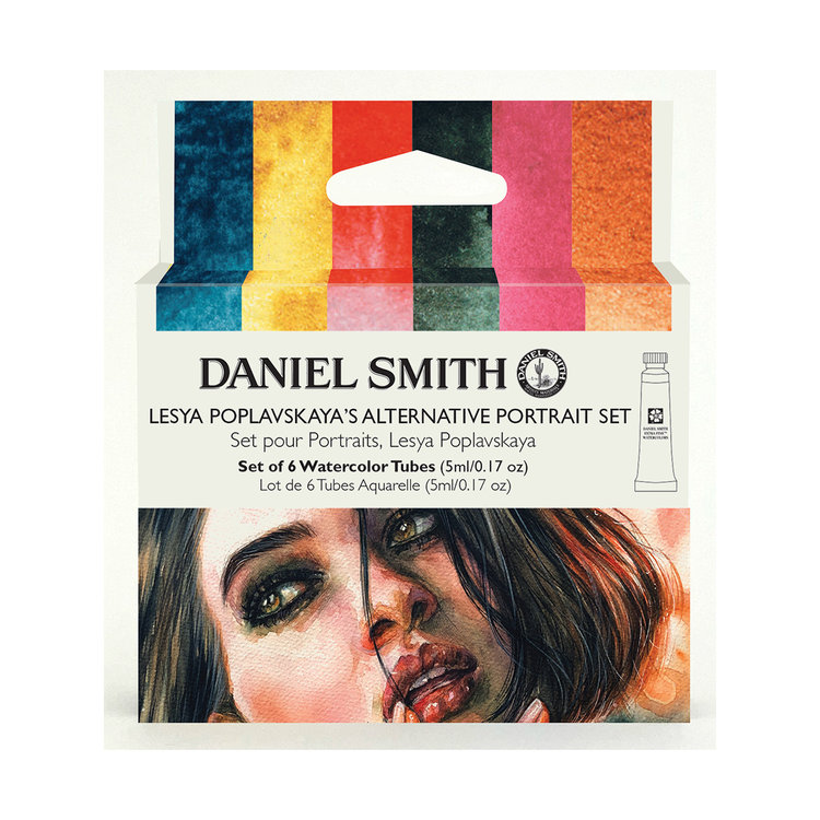 Daniel Smith Lesya Poplavskaya's alternative portrait set 6 tubes aquarelverf 5ml