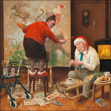 Art Revisited Marius van Dokkum - Ho,ho,ho...stay awake!