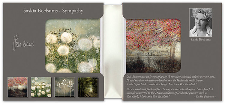 Art Revisited Sympathy - mapje met 8 kaarten Saskia Boelsums