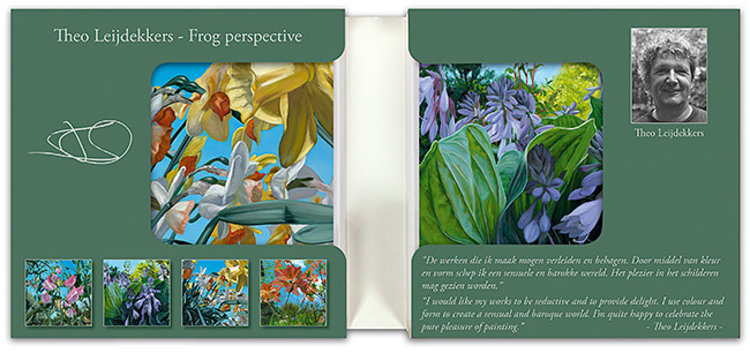 Art Revisited Frog perspective - mapje met 8 kaarten Theo Leijdekkers