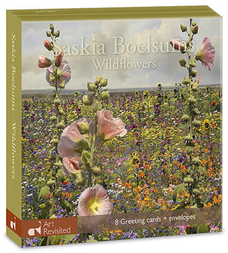 Art Revisited Wildflowers - mapje met 8 kaarten Saskia Boelsums