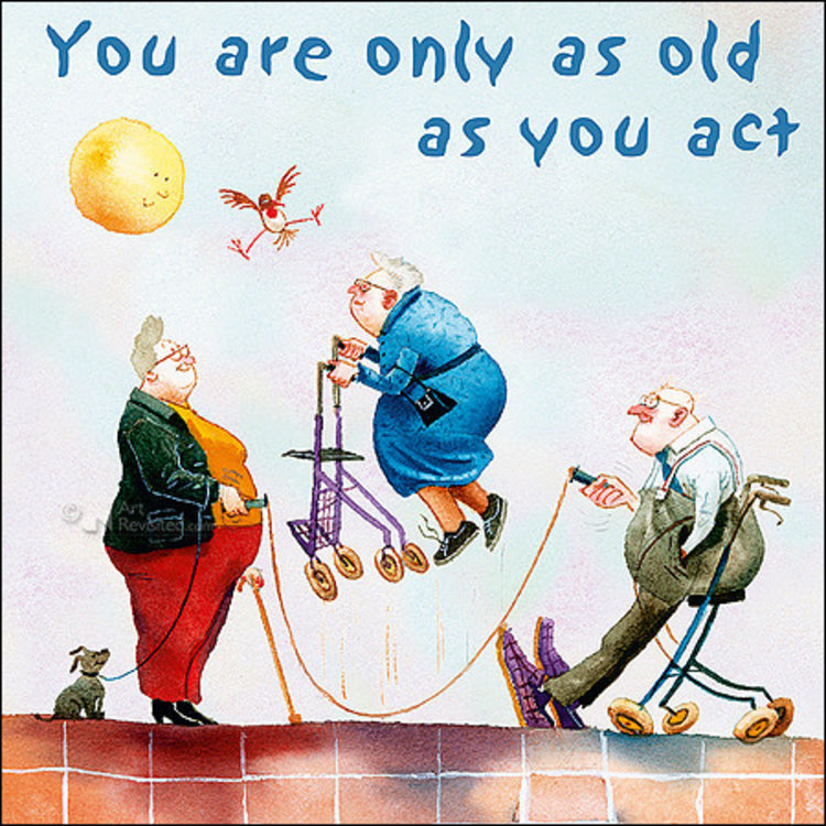 Art Revisited Age is a matter of mind- mapje met 8 kaarten Marius van Dokkum