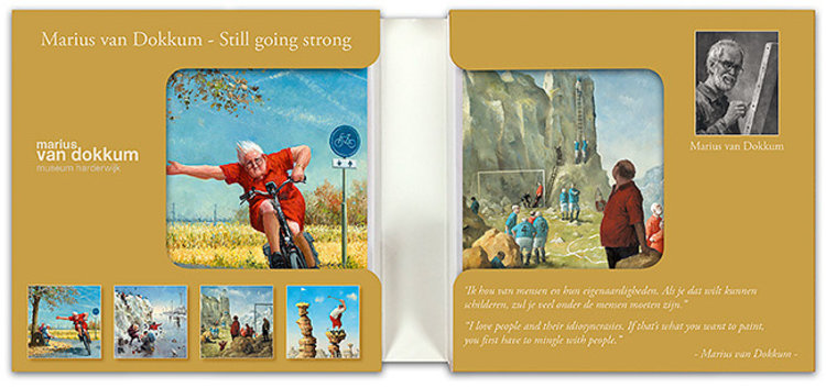 Art Revisited Still going strong - mapje met 8 kaarten Marius van Dokkum