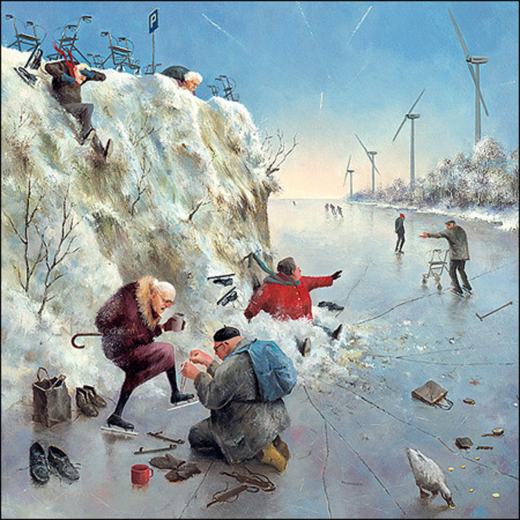 Art Revisited Still going strong - mapje met 8 kaarten Marius van Dokkum