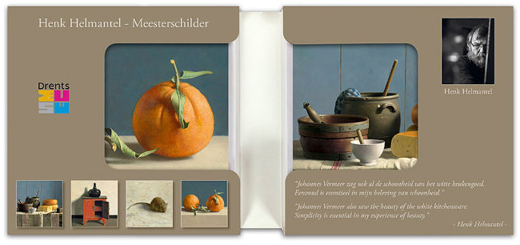Art Revisited Meesterschilder - mapje met 8 kaarten van Henk Helmantel