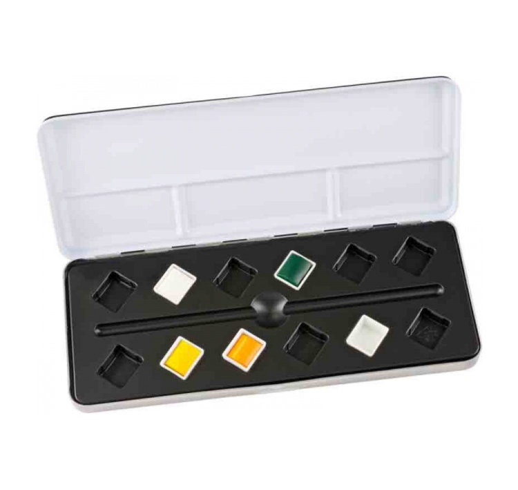 AMI leeg aquarelblik voor 12 napjes