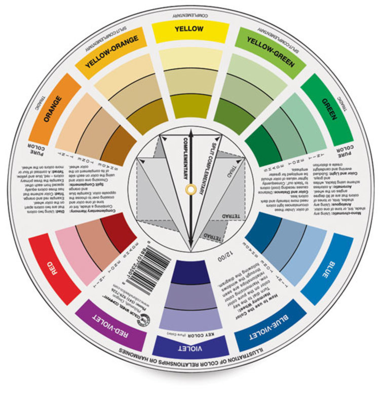 The color wheel company pocket color wheel - kleurenwiel klein