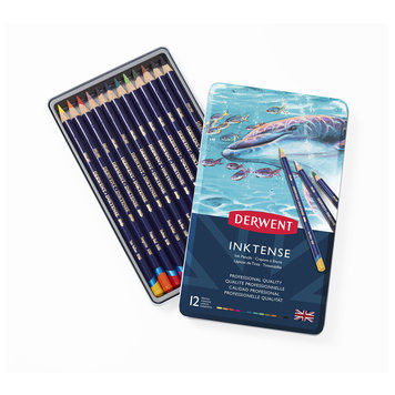 Derwent inktense - blik 12 stuks