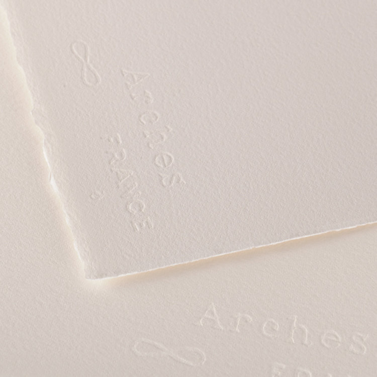 Arches aquarelpapier cold pressed - grain fin (4-zijdig)