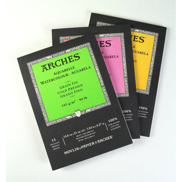 Arches aquarelpapier torchon (185) A5