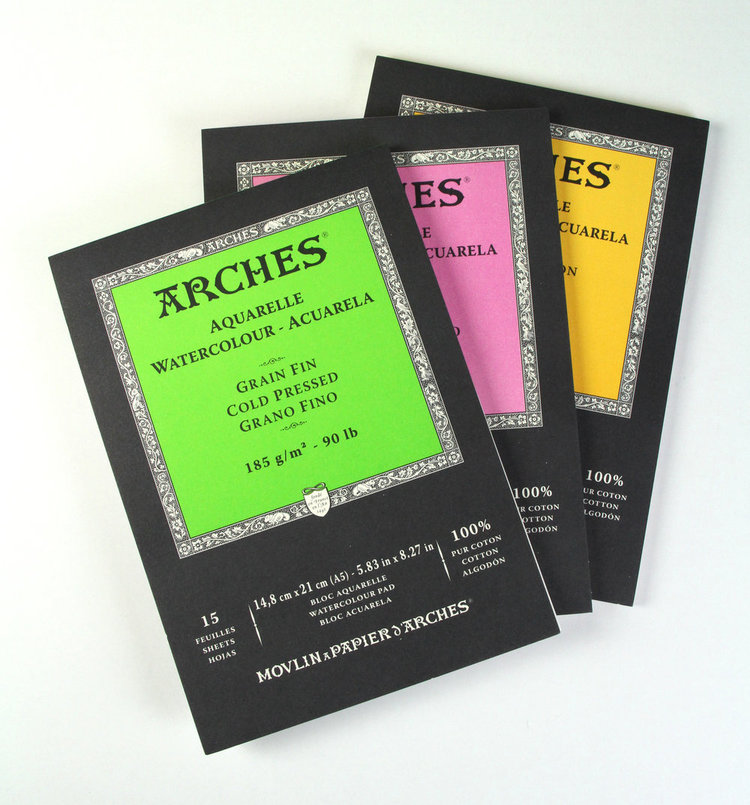 Arches aquarelpapier rough torchon 185 grams