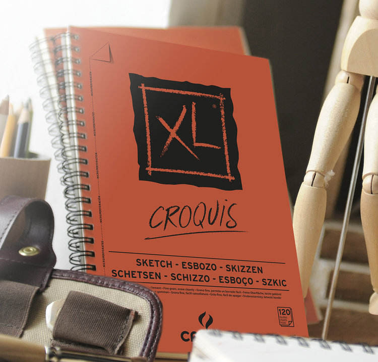 Canson XL Croquis tekenpapier spiraal gebonden