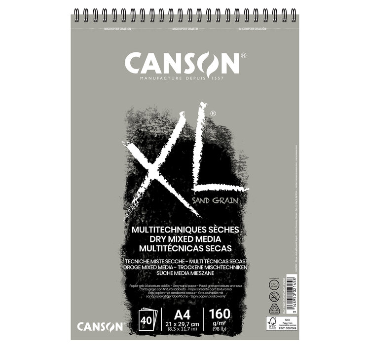 Canson XL mixed media papier (grijs papier)