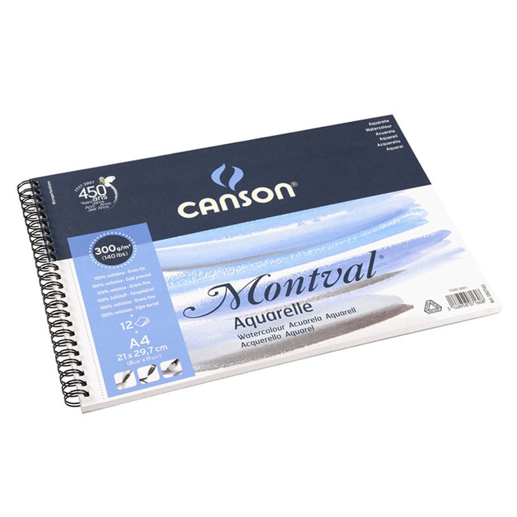 Canson Montval aquarelpapier spiraal gebonden