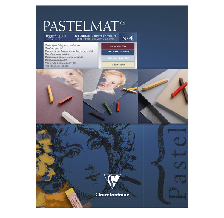 Clairefontaine pastelmat blok pastelpapier