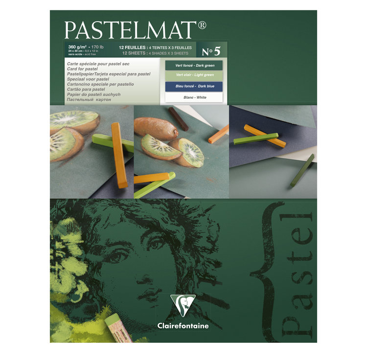 Clairefontaine pastelmat blok pastelpapier