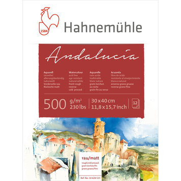 Hahnemühle aquarelpapier Andalucia