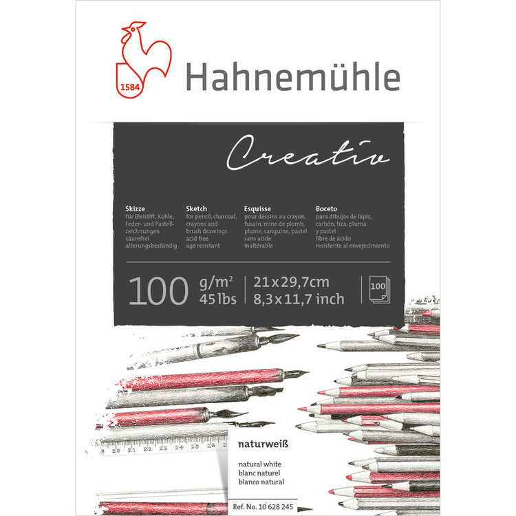Hahnemühle Creativ tekenblok A4 (100 vel)