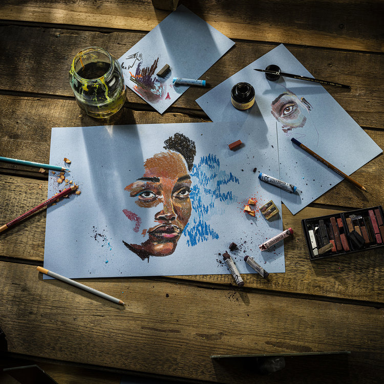 Rembrandt gekleurd Mixed Media papier